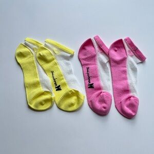 2 for $9 Japan brand Mina perhonen cute heart pattern ankle socks